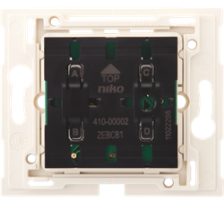 Niko Sokkel voor draadloze schakelaar met 4 bedieningsknoppen Niko draadloze schakelaar met vier toetsen