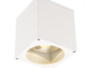 SLV BIG THEO plafond OUT plafondarmatuur vierkant wit ES111 max. 75W Wandarmaturen