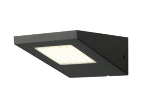 SLV Belgium Iperi WL wandarmatuur LED 4W SMD 4000K lichtuitstraling beneden antraciet IP44 Wandarmaturen