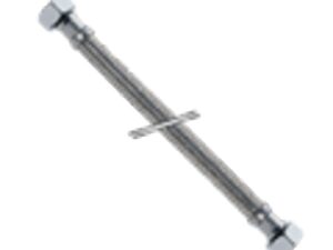 aanvoerflexibel vlechtwerk inox moer F x moer F D 3/8″F x 3/8″F L 1000 mm Flexibels 3/8