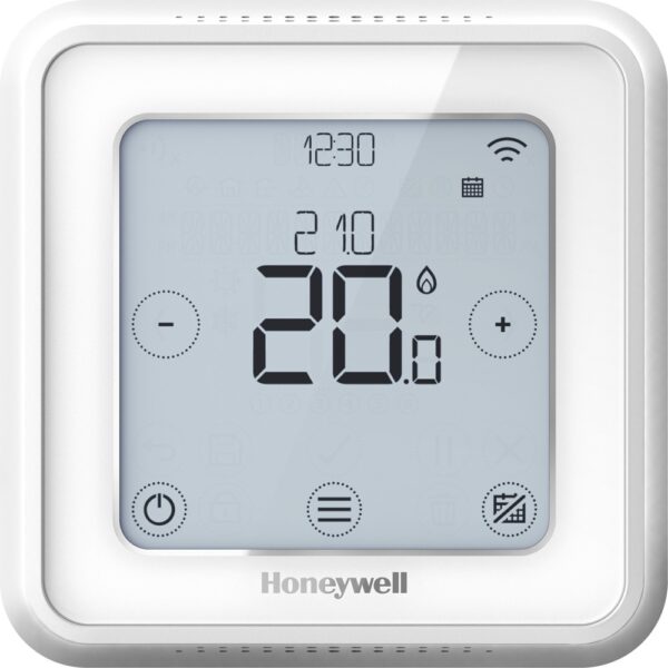 Honeywell Home Programmeerbare slimme thermostaat Lyric T6 bedraad wit class: VI Thermostaten