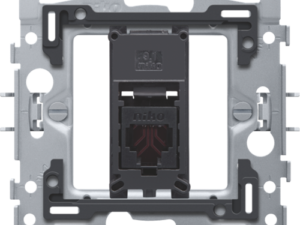Niko inbouwraam met 1x RJ11 UTP vlak 170-65113 Niko telefoon