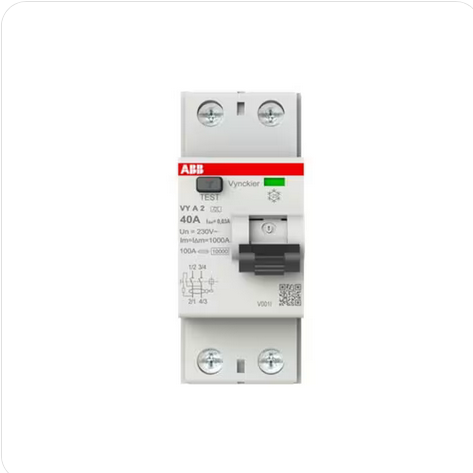 Vynckier - Interrupteur différentiel 2 poles 40A 30MA type a 2